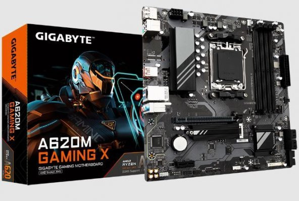 GIGABYTE A620M-GAMING-X AMD A620 DDR5 HDMI ANAKART A620M-GAMING-X