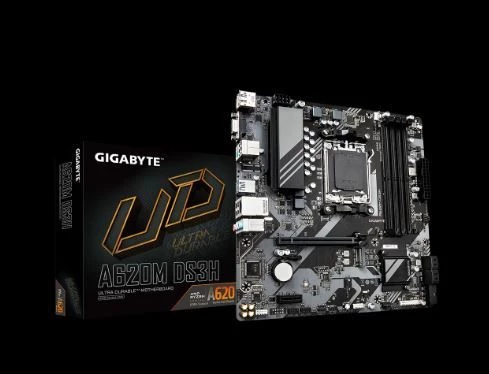 GIGABYTE A620M-DS3H AMD A620 AM5 DDR5 HDMI ANAKART A620M-DS3H