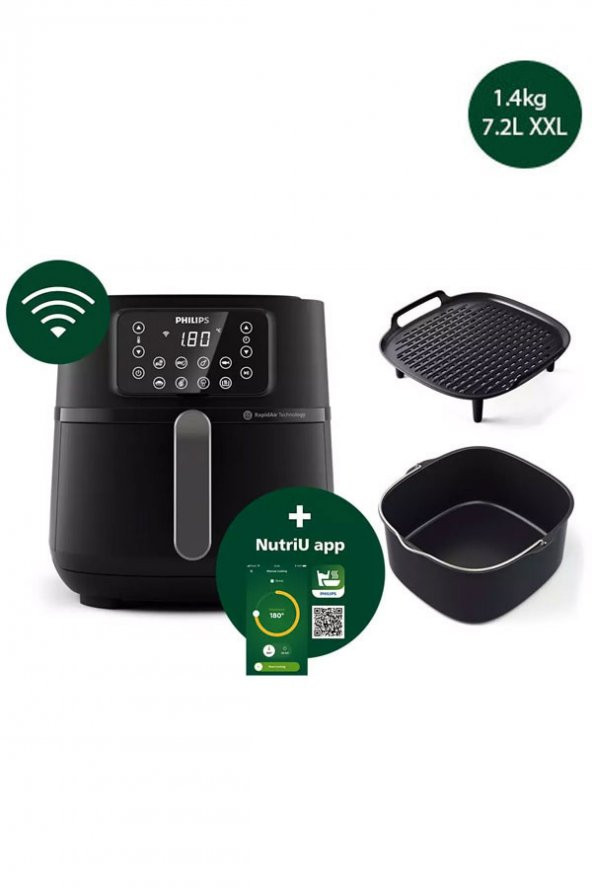 Philips Airfryer HD9285/96 5000 Serisi XXL Connected 7.2 lt Yağsız Fritöz