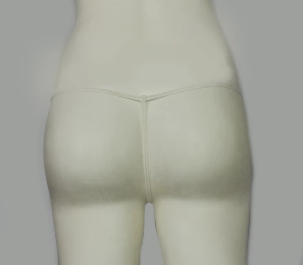 ASM1176 Kadın Ekru Dantel İlk Aşkım String - 5