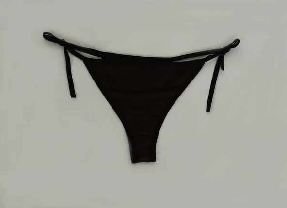 ASM1171 Kadın Kahve Yan Bağcıklı Hislerim String - 7