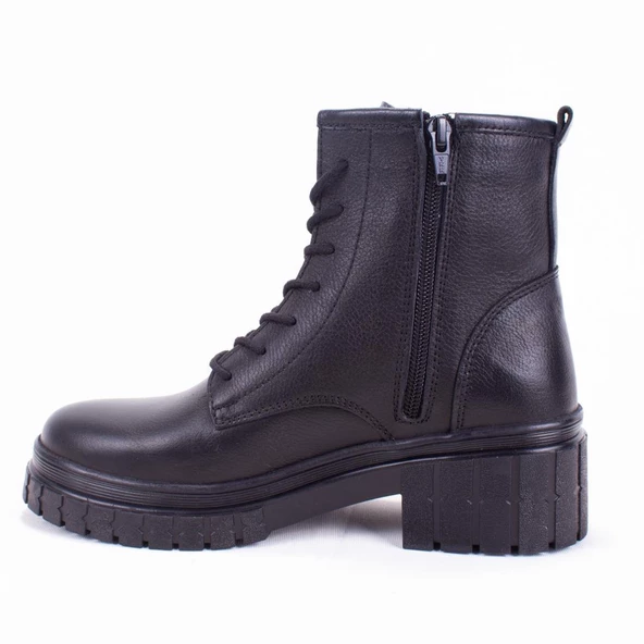 Hammer Jack 10220832 Argun Siyah Ortopedik Günlük Deri Kadın Bot - 3