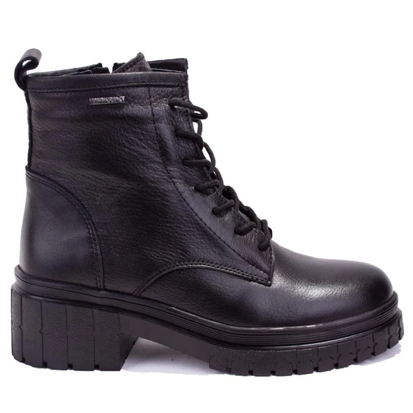 Hammer Jack 10220832 Argun Siyah Ortopedik Günlük Deri Kadın Bot - 6