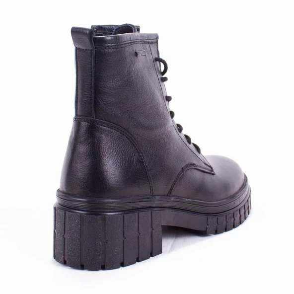 Hammer Jack 10220832 Argun Siyah Ortopedik Günlük Deri Kadın Bot - 4