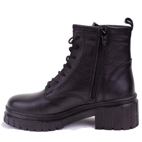 Hammer Jack 10220832 Argun Siyah Ortopedik Günlük Deri Kadın Bot - 7