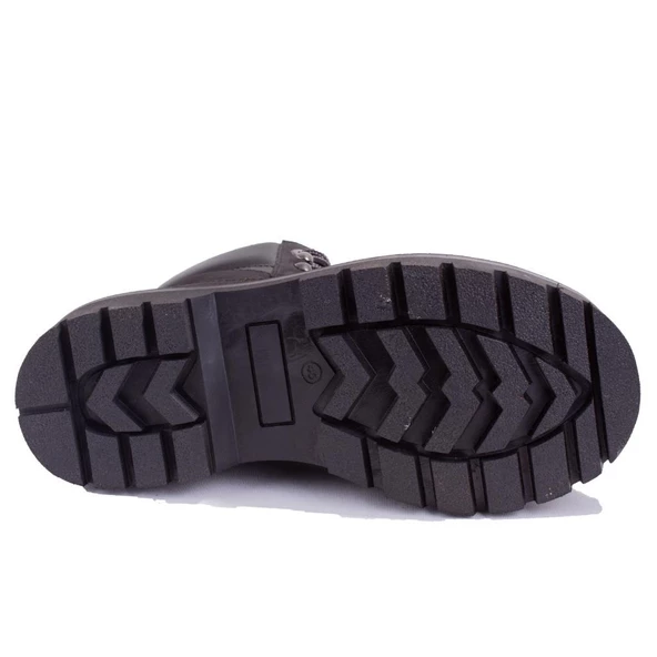 Hammer Jack 10216600 Siyah Ortopedik Günlük Unisex Deri Bot - 4