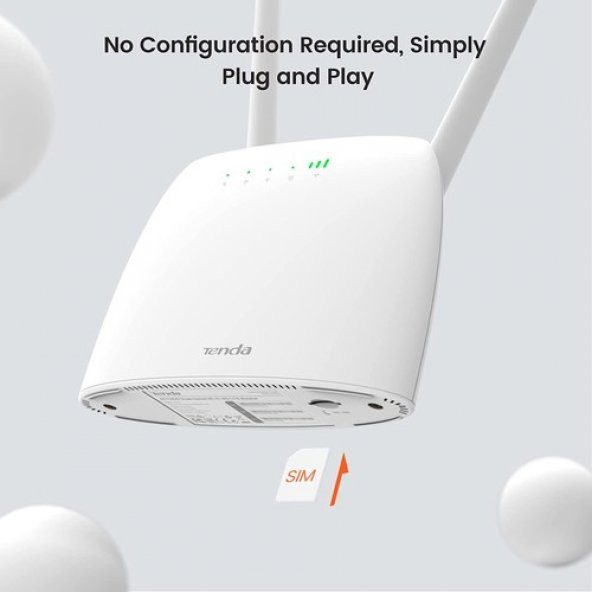 TENDA 4G07 AC1200 Dual-band Wi-Fi 4G LTE Router - 2