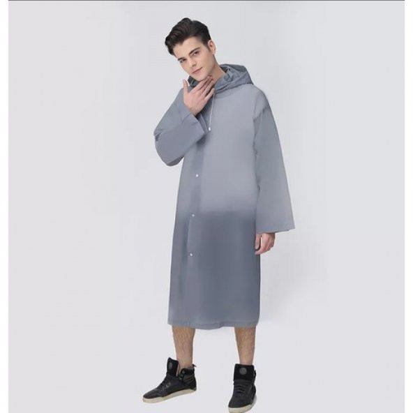 Marlux Raincoat Eva Yağmurluk -Gri - 5