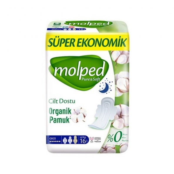 Molped Pure Soft Super Eko 16Lı Gece - 1