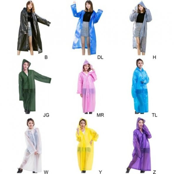 Eleven Market Raıncoat Eva Unisex Bordo Yağmurluk - 4