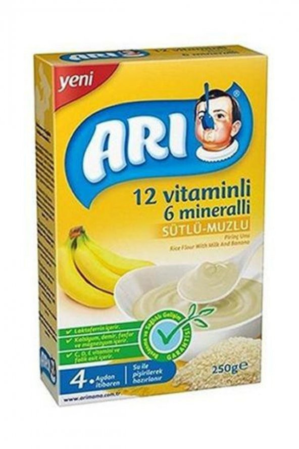 ARI Mama Sütlü Muzlu Pirinç Unu 250 gr