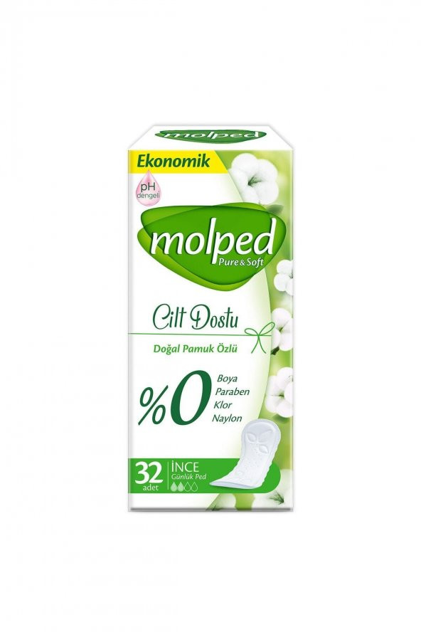 Molped Günlük Pure Soft 32Li Incelik - 2