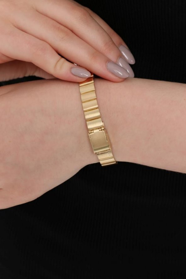 Lilith Roma Rakam Full Gold Kordon Kadın Kol Saati - Resim 8