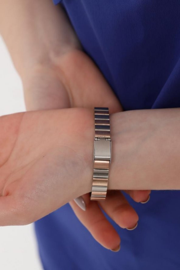 Demeter Gümüş Kadran Rose-Gümüş Kordon Kadın Kol Saati - Resim 7