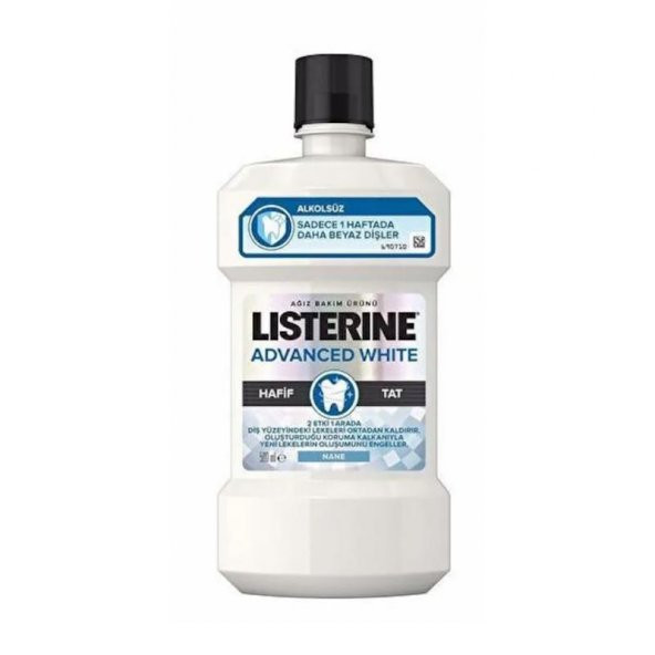 Listerine Advanced White Hafif Tat 500 ml