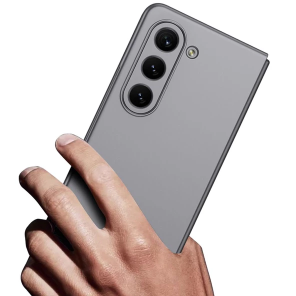 Samsung Galaxy Z Fold 5 Kılıf Sert Renkli Kıpta Kapak - 12