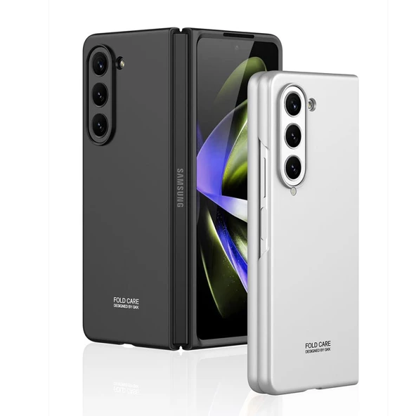 Samsung Galaxy Z Fold 5 Kılıf Sert Renkli Kıpta Kapak - 9