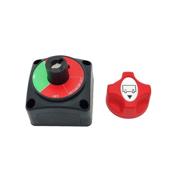 NEW HOLLAND TRAKTÖR ÇEVİRMELİ AKÜ DEVRE KESİCİ ŞALTER 50V 275A KARAVAN AKÜ ŞALTERİ 3 POZİSYON - 4