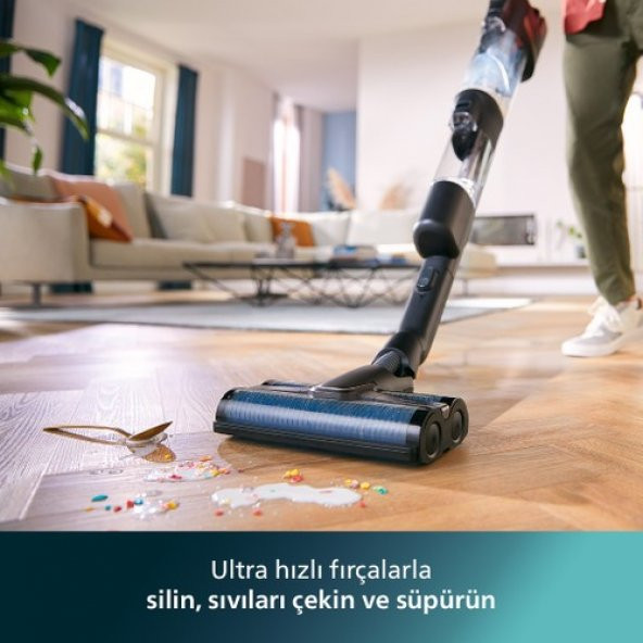 Philips Aqua Trio 9000 Serisi XW9383/01 25.2 V Islak Kuru Şarjlı Süpürge - 2