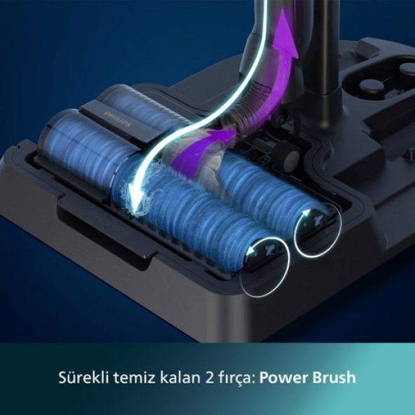 Philips Aqua Trio 9000 Serisi XW9383/01 25.2 V Islak Kuru Şarjlı Süpürge - 7