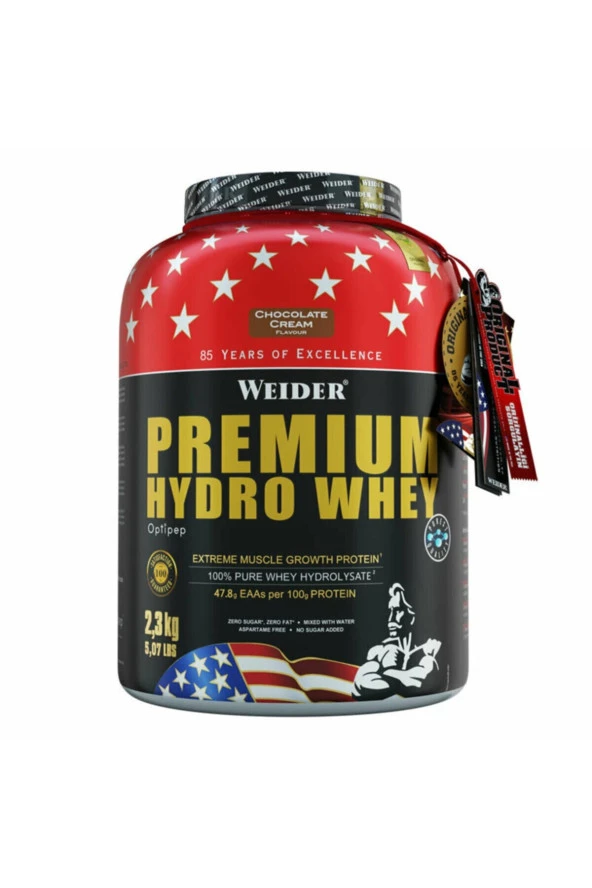 Premium Hydro Whey Protein Tozu 2300 Gr - Çikolata-krema