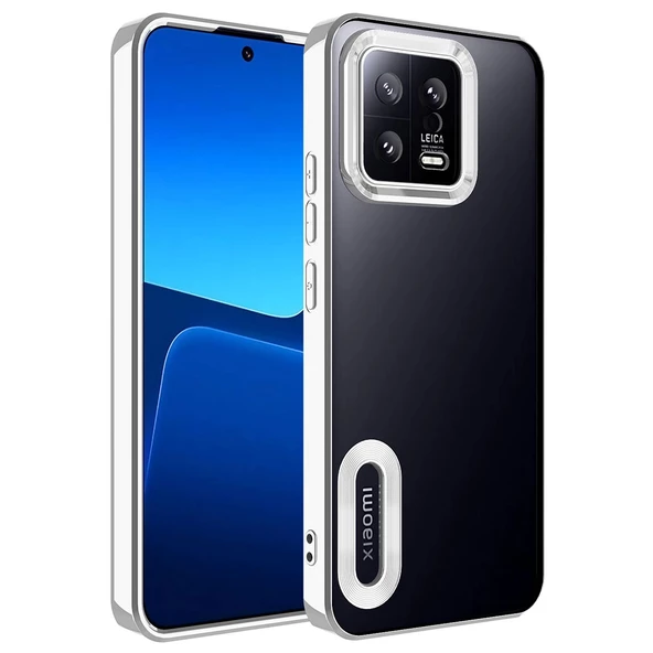 Xiaomi Mi 13 Kılıf Kamera Korumalı Logo Gösteren Zore Omega Kılıf - Resim 8
