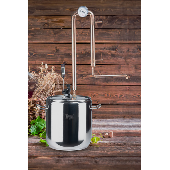 Bitkisel Damıtma İmbik Damıtma Sistemi Büyük Boy 17 Litre - 4