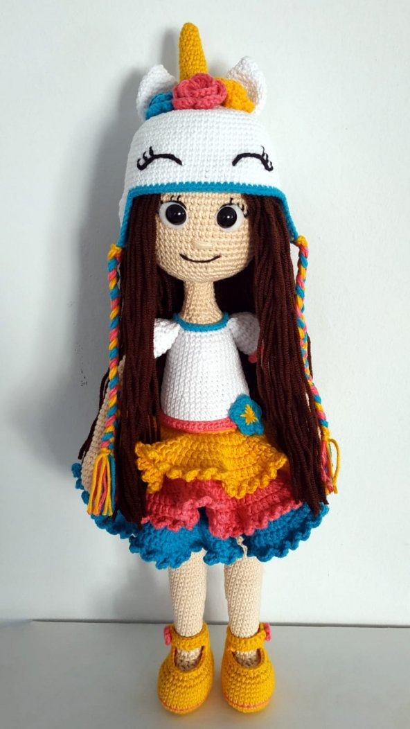 Unicorn Bebek Amigurumi Organik Oyuncak - 1