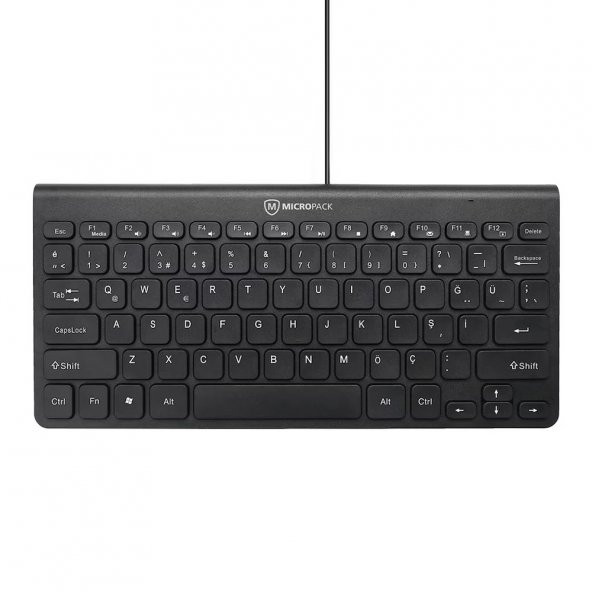 MICROPACK K2208-STL Office Mini Ultra Slim Kablolu Türkçe Q Klavye