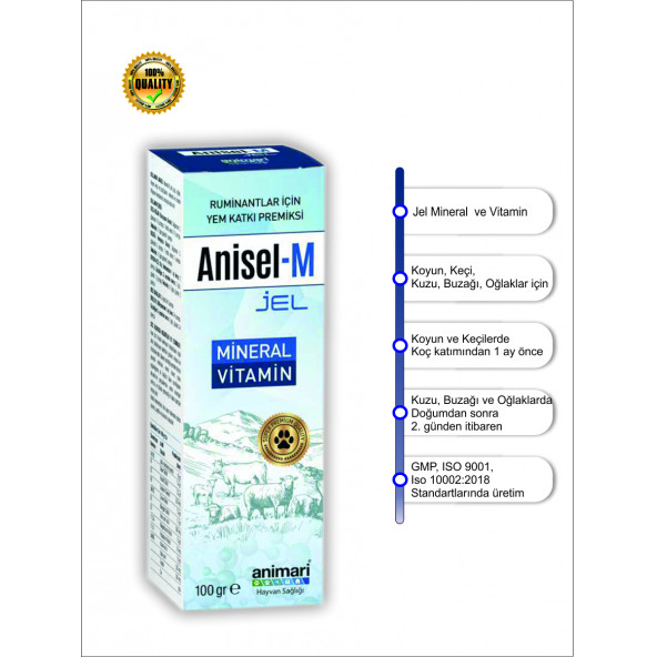 Anisel-M Jel  100 gr Mineral&Vitamin