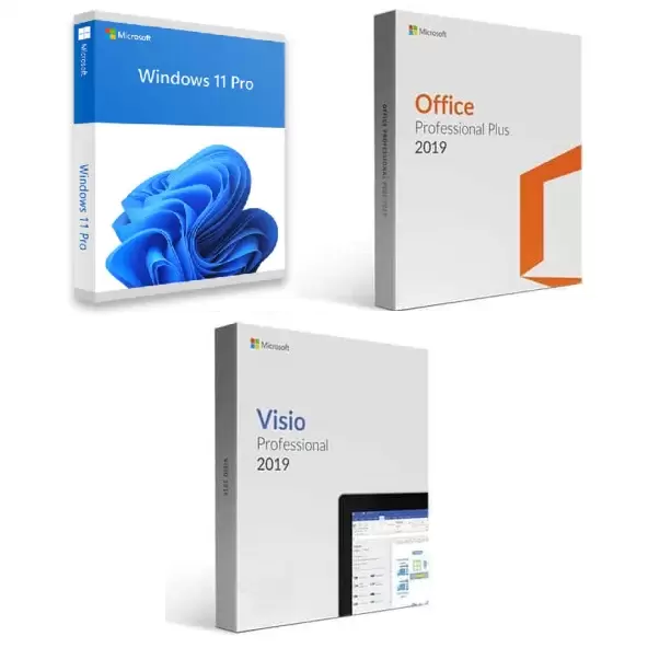 Windows 11 Pro Kurumsal & Office 2019 Pro Plus & Visio 2019 Pro