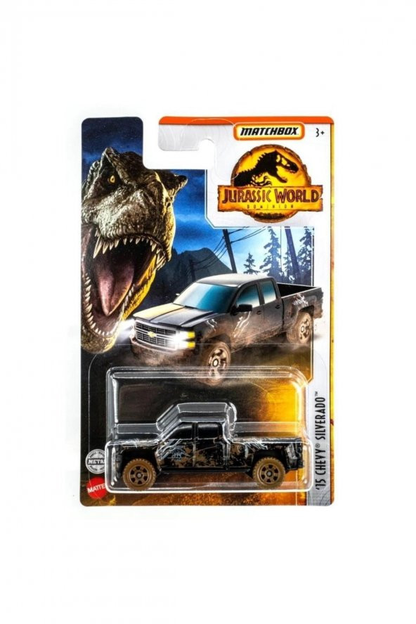 1:64 Jurassic World Tekli Araçlar 15 Chevy Sılverado Hbh10