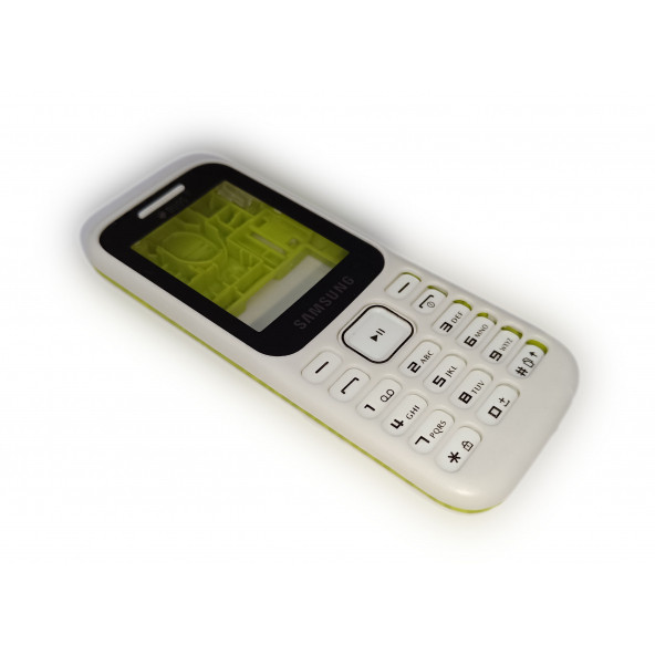 Samsung B310 Kasa Samsung B310 Uyumlu Beyaz Renk Orta Kasa Ön Kapak Arka Kapak Tuş Takımı