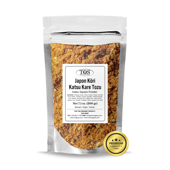 Japon Köri Katsu Kare Tozu 200 gr (1. Kalite)