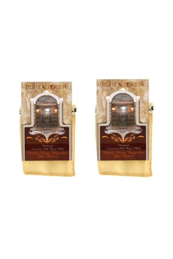 Kelebek Ipek 2 Adet Mini Yüz Kese Ve Banyo Kesesi - 3