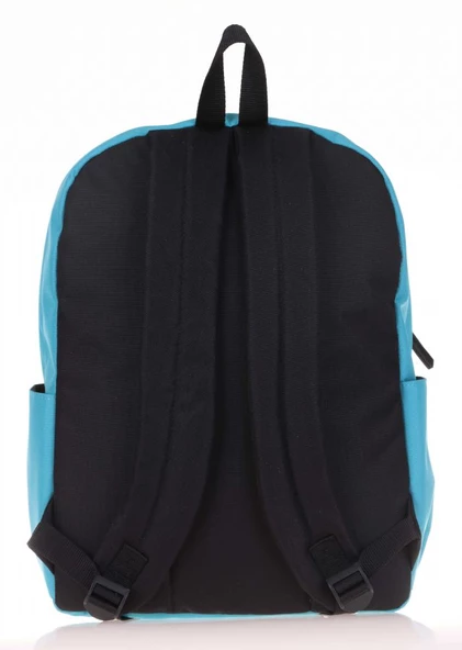 Kaukko Full Pocket Okul ve Günlük Sırt Çantası - Turkuaz - Resim 2