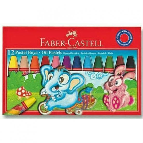 Faber Castell Pastel Boya 12 li Karton Kutu Ücretsiz Kargo ürün görseli