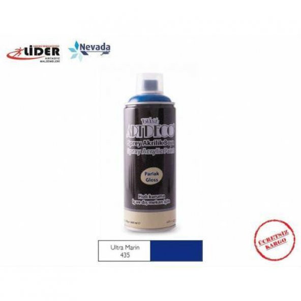ARTDECO AKRİLİK SPREY BOYA 400 ML ULTRA MARİN Y-400-445 ürün görseli
