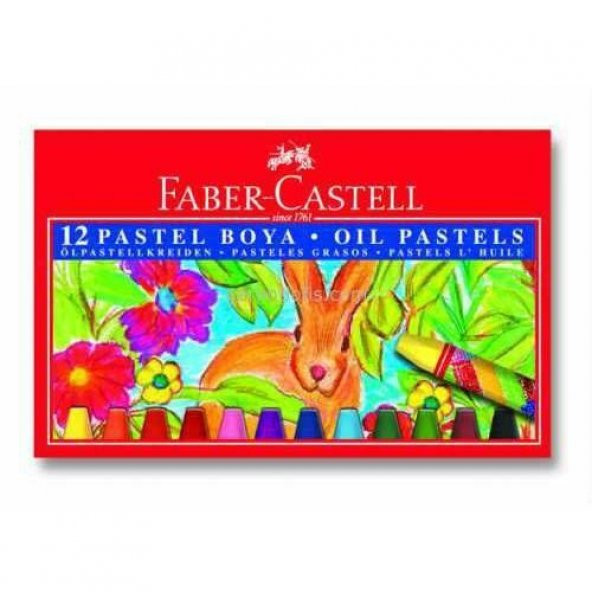 FABER CASTEL PASTEL BOYA 12 RENK REDLİNE 5282 ÜCRETSİZ KARGO ürün görseli