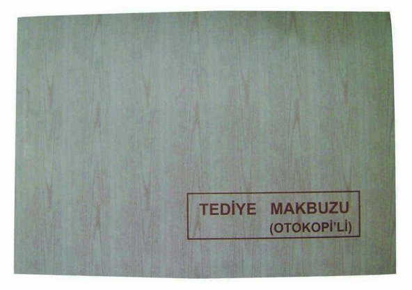 DİLMAN TEDİYE MAKBUZU 2 NÜSHA OTOKOPİLİ ürün görseli