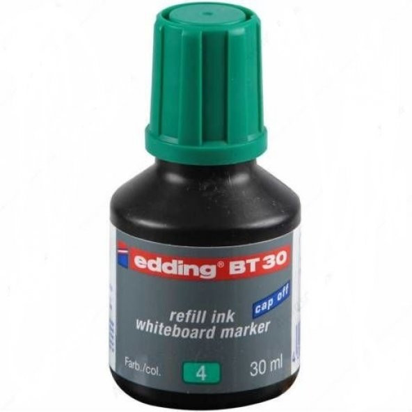 Edding BT30 Beyaz Tahta Kalemi Mürekkebi Yeşil Ücretsiz Kargo