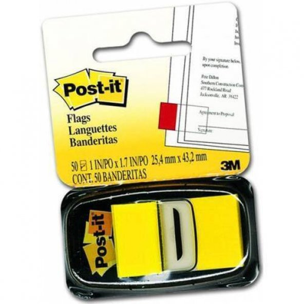 Post-It Index İşaret Bandı Sarı 50 Yaprak 680-5 Post-It