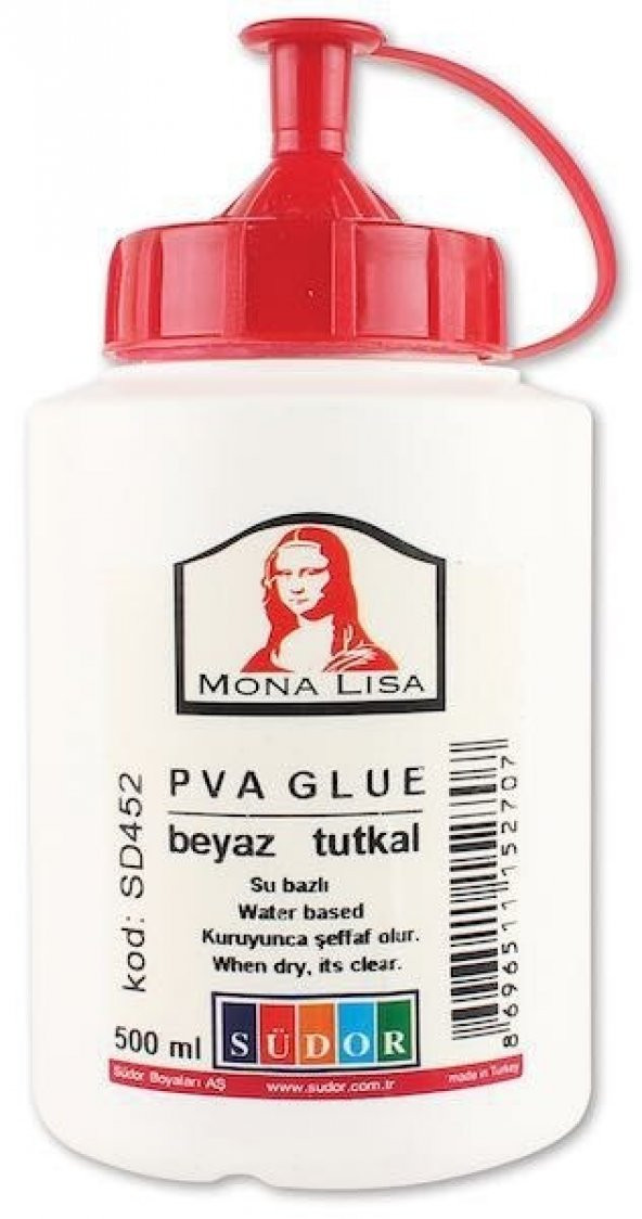 SÜDOR BEYAZ TUTKAL 400 ML MONALİSA SD452 ÜCRETSİZ KARGO