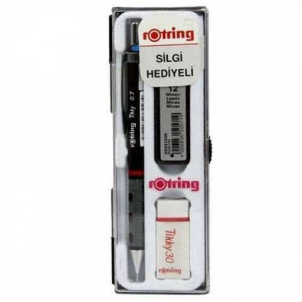 ROTRİNG Tikky 0.7 Kalem + Uç + Silgi Set ÜCRETSİZ KARGO