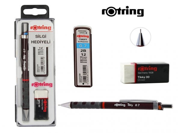 Rotring Tikky Versatil Okul Seti 05 - 07 mm Farklı Renkler