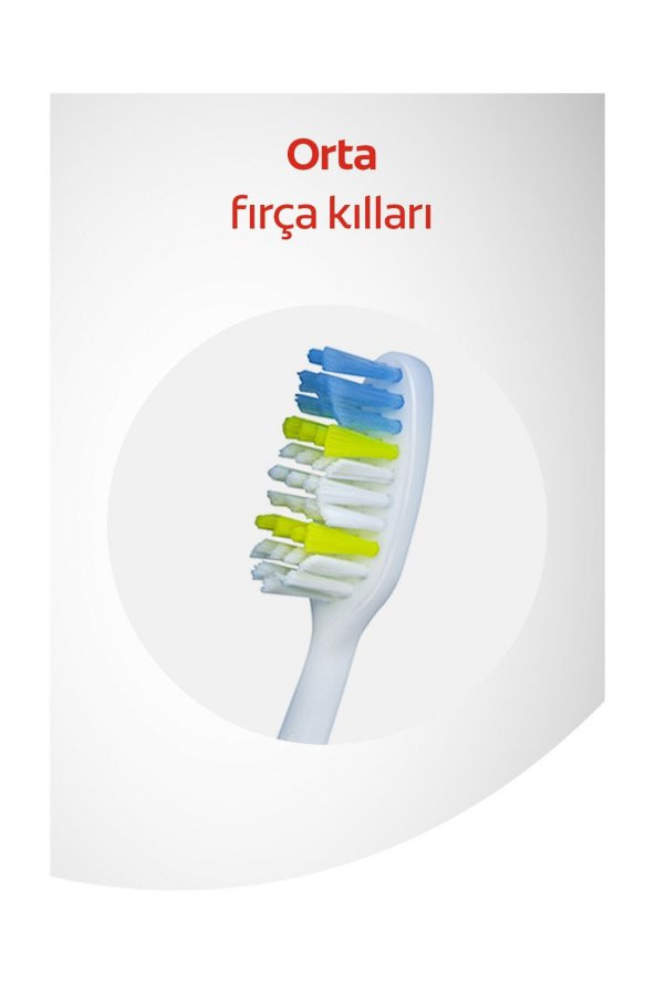 Extra Clean Dil Temizleyicili Arka Dişlere Uzanan Orta Diş Fırçası 2li - 3