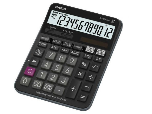 Casio Dj-120D Plus Masaüstü Hesap Makinesi 12 Hane