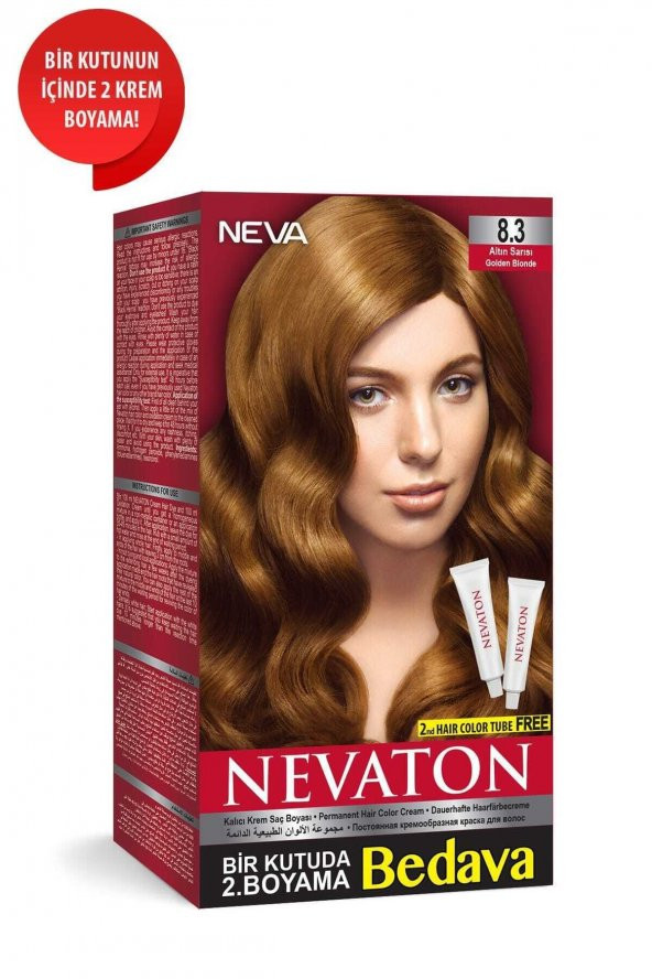 Saç Boyası Seti 8.3 Altın Sarısı 8698636611763 - 2