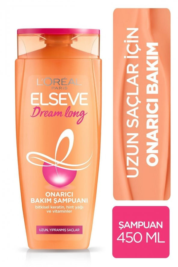 Loreal Paris Dream Long Onarıcı Bakım Şampuanı 450 Ml