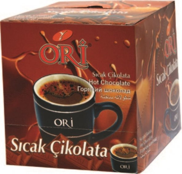 ORİ SICAK ÇİKOLATA TEK İÇİMLİK İÇECEK 20 PAKET